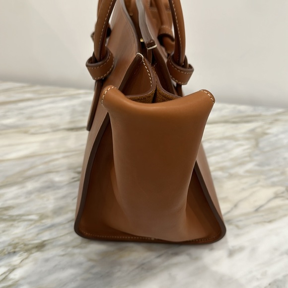 CELINE MINI TIE KNOT TOTE TAN *AUTHENTIC* - Picture 4 of 10